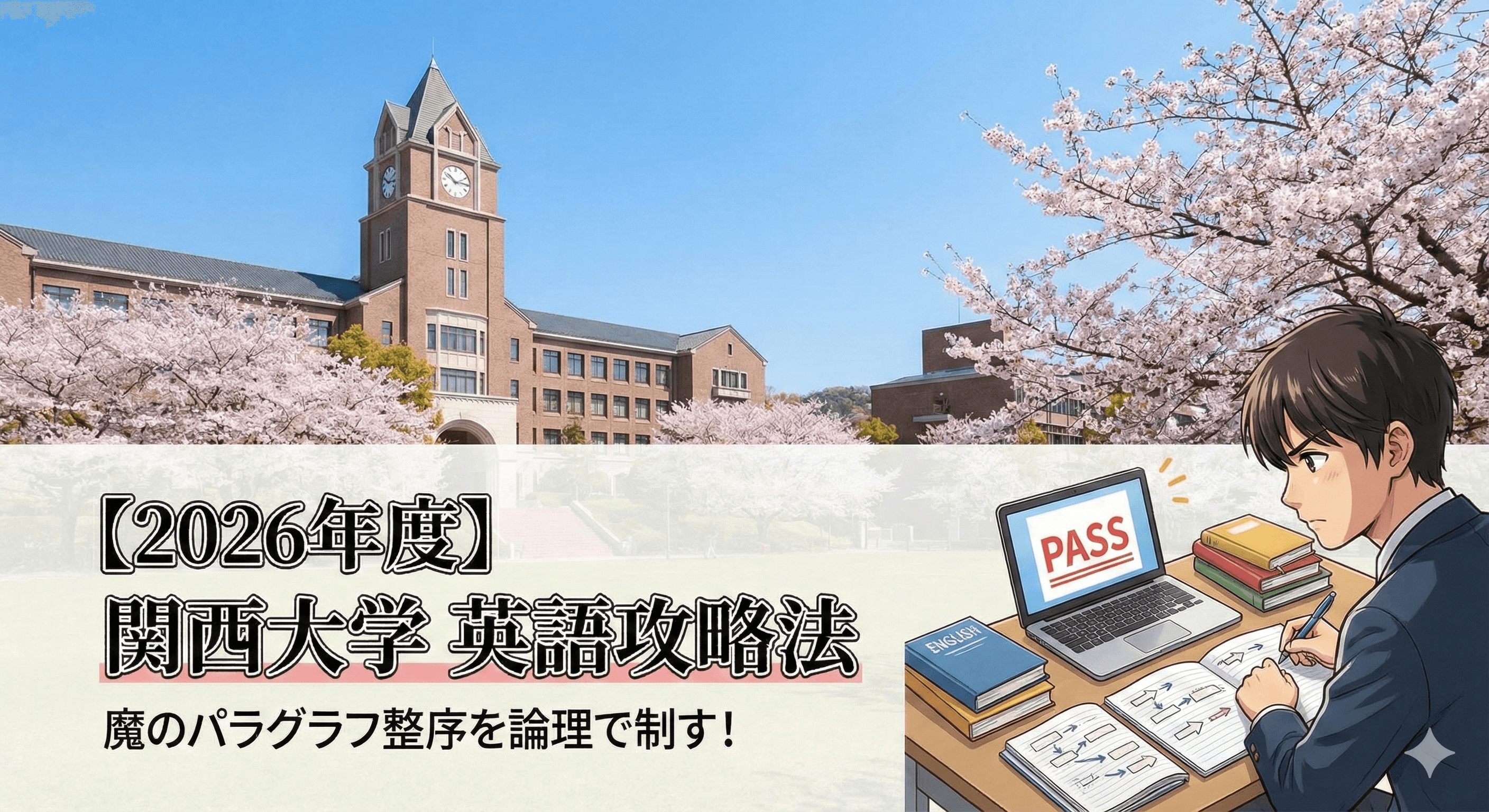 【2026年度】関西大学の英語 傾向と対策分析|「魔の第2問」攻略と合格を決定づけるパラグラフリーディング